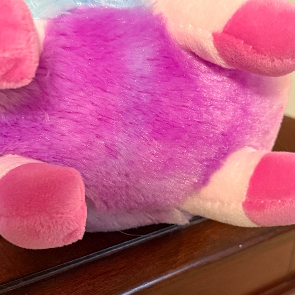 Plush Rainbow Llama Stuffed Animal - Picture 5 of 10